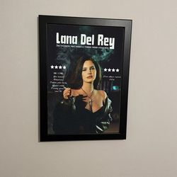 Lana Del Rey Poster, Music Poster, Female Singer Poster, Did You Know That There's A Tunnel Under Ocean Blvd Poster, Lan