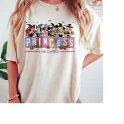 Retro Disney Princess Halloween Shirt, Princess Halloween Shirt, Princess Characters Halloween Shirt, Walt Disney World