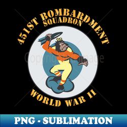 AAC - 451st Bombardment Squadron - WWII X 300 - Retro PNG Sublimation Digital Download - Perfect for Sublimation Art