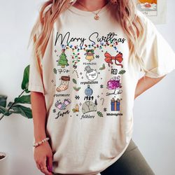 Merry Swiftmas Shirt, The Eras Tour Christmas Shirt, Swift Xmas, Gift for Swifty, Taylor version Christmas, Xmas Swift