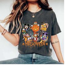 Happy Halloween Disney Shirt, Disney Not So Scary Shirt, Mickey And Friends Halloween Shirt,  Funny Disney Shirt, Trick