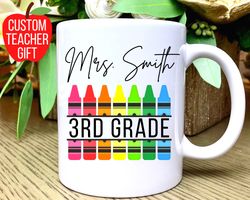 custom teacher mug, personalized teacher gift, teacher coffee cup for teacher coffee mug