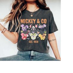Vintage Disney Mickey And Co Halloween Shirt, Mickey Minnie Shirt, Mickey And Friends Shirt, Disney Trip Shirt, Disney H