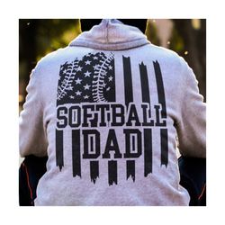 Softball Dad SVG, Softball Dad PNG