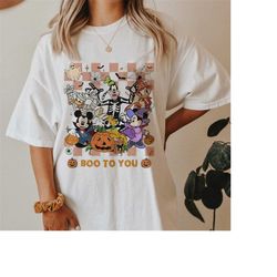 Mickey And Friends Halloween Shirt, Disneyworld Halloween Shirt, Disney Family Matching Shirt, Disney Pumpkins Shirt