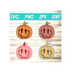 Pumpkin Smiley Face SVG, Pumpkin Smiley Face PNG
