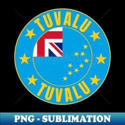 Tuvalu - Decorative Sublimation PNG File - Perfect for Creative Projects
