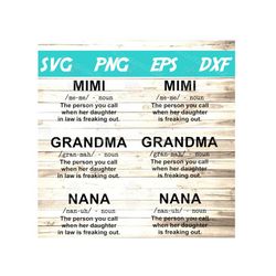 Grandma Funny SVG