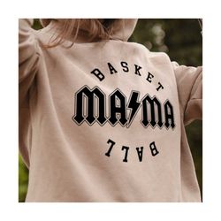 basketball mama svg png