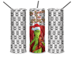 The Grinch Christmas 20/30 Oz Skinny Tumbler Png, Grinch Png, Christmas 20oz Tumbler Wrap, Christmas Tumbler Png