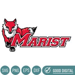 Marist Red Foxes Svg, Football Team Svg, Basketball, Collage, Game Day, Football, Instant Download