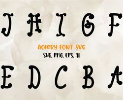 Aotery Font Svg, Modern Font, Fonts For Cricut, Beauty Font, Font For T-shirts 42