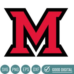 Miami (Ohio) Redhawks Svg, Football Team Svg, Basketball, Collage, Game Day, Football, Instant Download