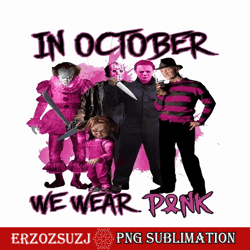 In October we wear pink png