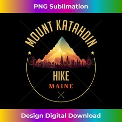 Mount Katahdin Souvenir Apparel - Mount Katahdin Hiking Tank T - Bespoke Sublimation Digital File - Elevate Your Style with Intricate Details