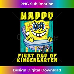 Mademark x SpongeBob SquarePants - SpongeBob Happy First Day Of Kindergarten Boys Girls Gi - Classic Sublimation PNG File - Customize with Flair