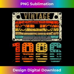 Vintage 1986 Funny 36 Years Old Men and Women 36th Birthday Tank - Artisanal Sublimation PNG File - Ideal for Imaginative Endeavors