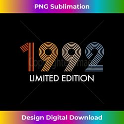 Retro 31 Years Vintage 1992 Limited Edition 31st Birt - Sublimation-Optimized PNG File - Challenge Creative Boundaries