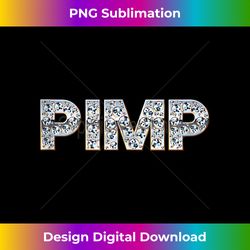 pimp graphic print tank - sophisticated png sublimation file - customize with flair