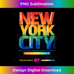 New York City Illustration Graphic Style, Cool New York City Tank T - Sophisticated PNG Sublimation File - Spark Your Artistic Genius