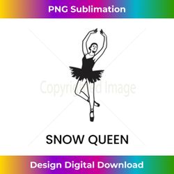 Snow Queen Nutcracker Christmas Ballerina Dancer Graphic Long Sl - Eco-Friendly Sublimation PNG Download - Lively and Captivating Visuals