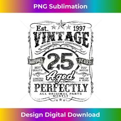 Vintage 1997 Limited Edition Shirt 25 Year old 25th Birt - Vibrant Sublimation Digital Download - Striking & Memorable Impressions