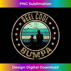 Reel Cool Bumpa Funny Daddy Father's Day Fishing Lov - Sublimation-Optimized PNG File - Customize with Flair