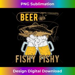 Mens Beer Fishy Fishy - Fishi - Sleek Sublimation PNG Download - Infuse Everyday with a Celebratory Spirit