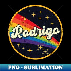 Rodrigo  Rainbow In Space Vintage Grunge-Style - Unique Sublimation PNG Download - Unlock Vibrant Sublimation Designs