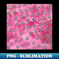 Paw Pattern - Sublimation-Ready PNG File - Boost Your Success with this Inspirational PNG Download