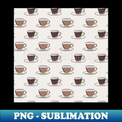 coffee pattern 5 - aesthetic sublimation digital file - transform your sublimation creations