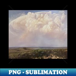 thunderhead oil on canvas - exclusive png sublimation download - revolutionize your designs