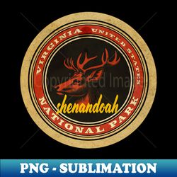 shenandoah national park Vintage Logo - Exclusive PNG Sublimation Download - Transform Your Sublimation Creations