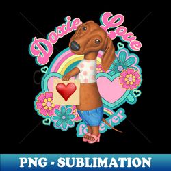 Doxie Love - Premium PNG Sublimation File - Stunning Sublimation Graphics