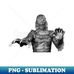 Creature from the Black Lagoon - Signature Sublimation PNG File - Transform Your Sublimation Creations