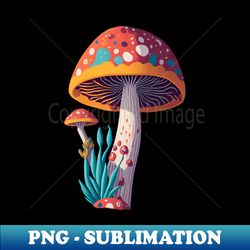 Cute Mushroom Wonderland - Decorative Sublimation PNG File - Fashionable and Fearless