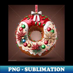 Jummy christmas donuts - PNG Transparent Sublimation File - Create with Confidence
