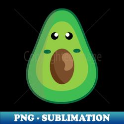 Cute Avocado - Sublimation-Ready PNG File - Fashionable and Fearless
