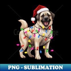 Christmas Dog Anatolian Shepherd - Trendy Sublimation Digital Download - Stunning Sublimation Graphics