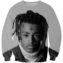 Black and White XXXTentacion Sweatshirt &8211 XXXTentacion Clothes