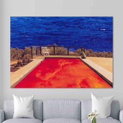 Red Hot Chili Peppers Canvas, Huge Canvas Art, Iconic Wall Art, Original Home Decor, Music Art, Music Home Decor, Califo