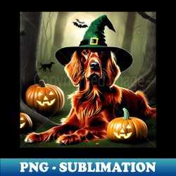 Irish Setter Halloween - Trendy Sublimation Digital Download - Perfect for Sublimation Art