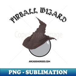 pinball wizard - retro png sublimation digital download - stunning sublimation graphics