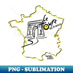 Tour de France -  Champs Elysees - Digital Sublimation Download File - Transform Your Sublimation Creations