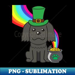 Funny sheepdog celebrates st patricks day - Unique Sublimation PNG Download - Create with Confidence