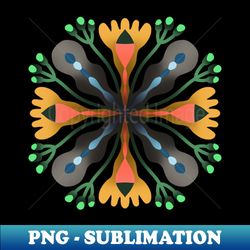 Circular floral composition - Professional Sublimation Digital Download - Perfect for Sublimation Art