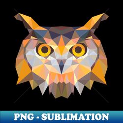 Geometric Animal Owl - PNG Sublimation Digital Download - Capture Imagination with Every Detail
