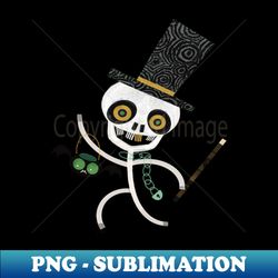 Cute Skeleton Trick or Treat - Elegant Sublimation PNG Download - Boost Your Success with this Inspirational PNG Download