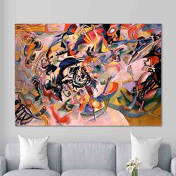 Wall art Composizione VII by Wassily Kandinsky tela da parete stampa