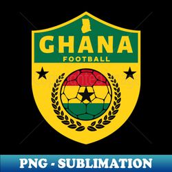 Ghana Football Emblem - Elegant Sublimation PNG Download - Unleash Your Inner Rebellion